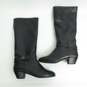 Pertti Palmroth Boots Black Leather Finland Women